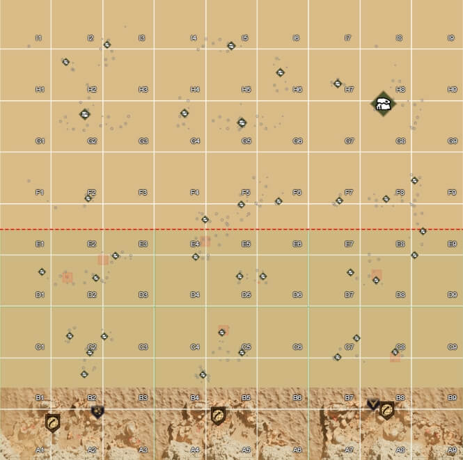 Deep Desert Stravidium Mass Location July 23 - July 30 2025